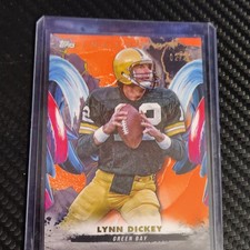 Topps 2024 Inception Lynn Dickey #52 Orange /50 Green Bay Packers NFL Card