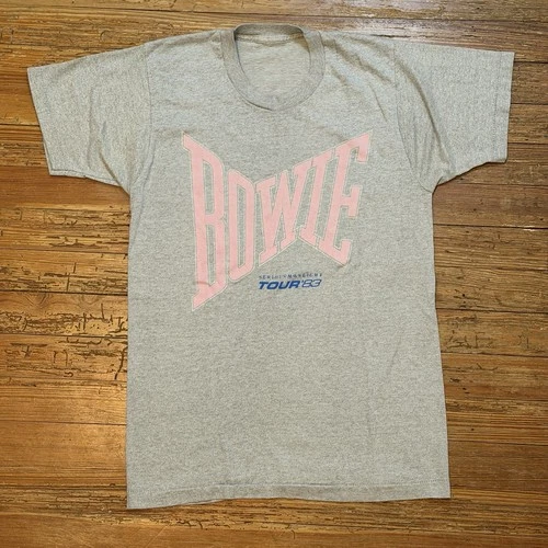80s David Bowie Shirt Size Medium Band Pop Pop Rock 1980s vintage concert t-shirt, vintage, size M, single stitch, B+ condition