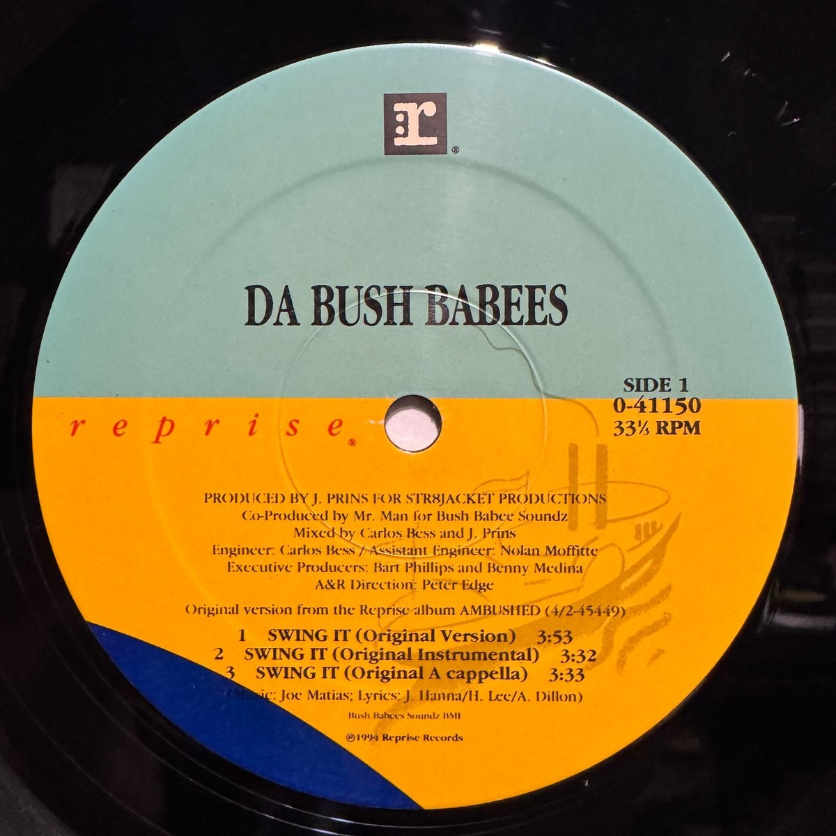 DA BUSH BABEES - SWING IT (+JAZZINESS REMIX) (12