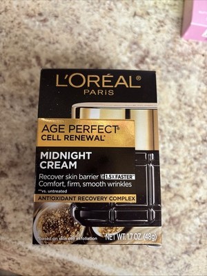 L'Oreal Age Perfect Cell  Midnight Face Cream SMALL BUSINESS CAT LADY      