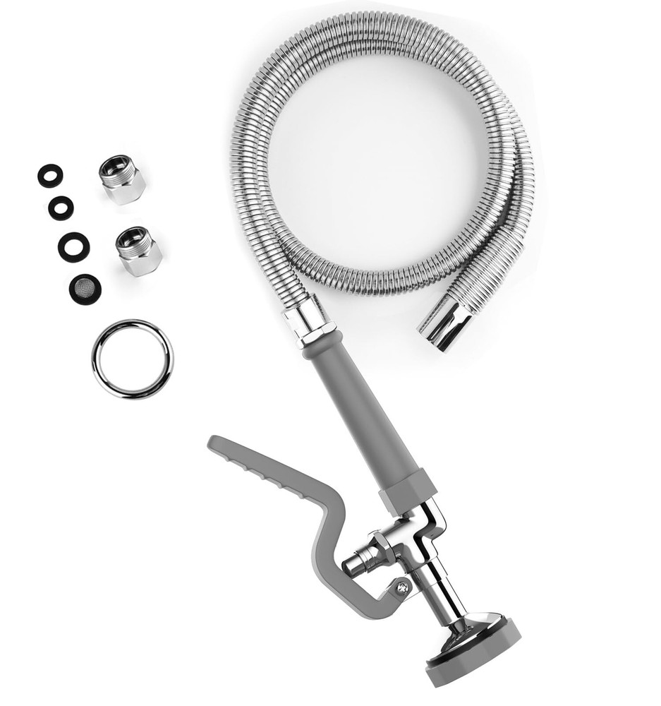 Pre Rinse Spray Valve with 45” Stainless-Steel Pre Rinse Hose,1.42 GPM Pre