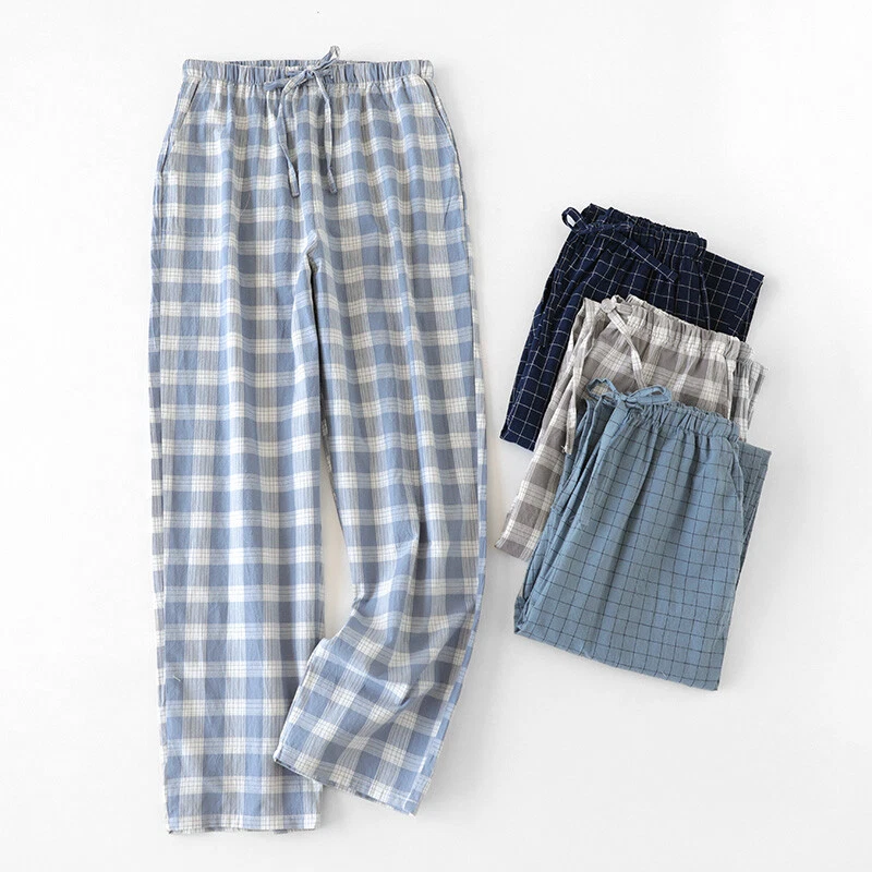 Checked night hotsell pants
