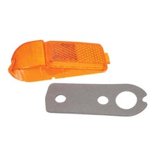 Lucas L824 Amber Side Marker Lens. Left Hand Front