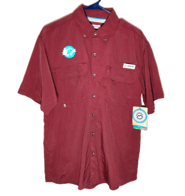 Magellan Vented Fishing Shirt | Maroon 