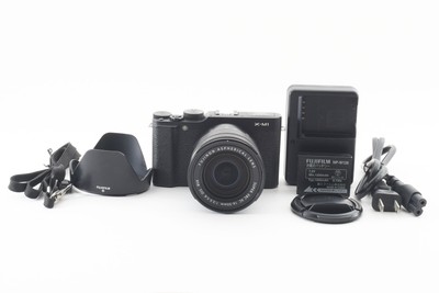 Fujifilm X-M1 ブラック XC 16-50mm 福々しい バッテリー 充電器