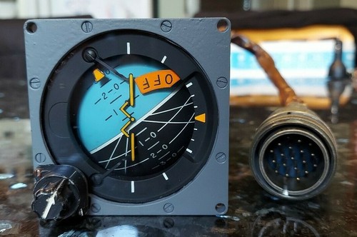 J.E.T. VG-301-G Vertical Gyro Indicator PN 5-4000-07 (Overhauled) with FAA 8130