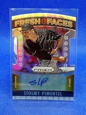 2015 Panini Prizm Fresh Faces Signatures Prizms Stolmy Pimentel #20 Auto