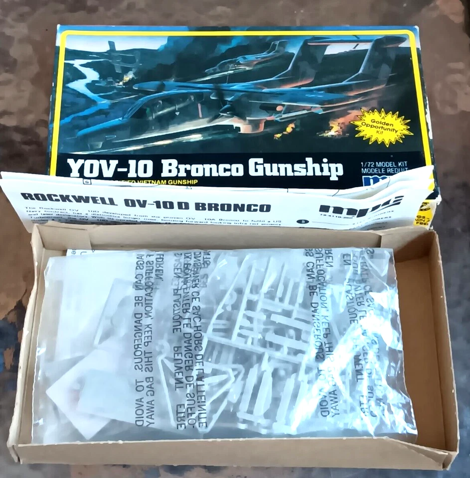 YOV-10 Bronco Gunship MPC | No. 14110 | 1:72 1984 - Image 2 of 3