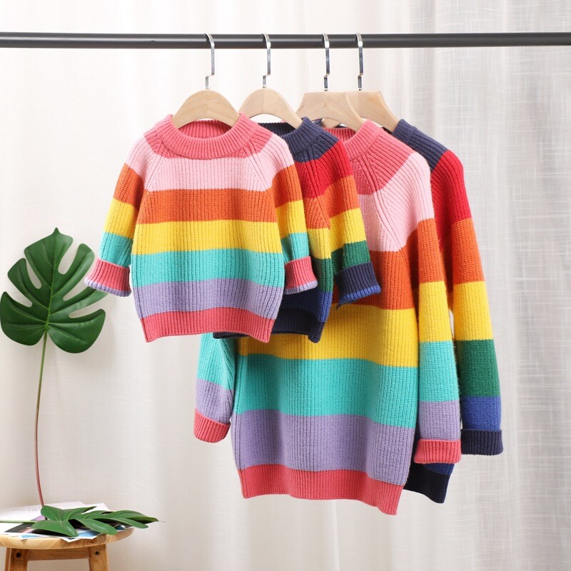 Mother Daughter Rainbow Sweatshirts 
