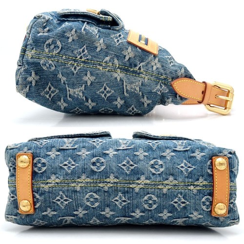 LOUIS VUITTON Shoulder bag Buggy PM Monogram denim M95049 Blue /352227 - Picture 2 of 9