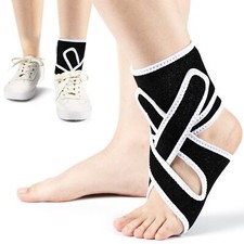 Left AFO Foot Drop Brace for Walking with Shoes and Socks Adjustable Ankle Br...