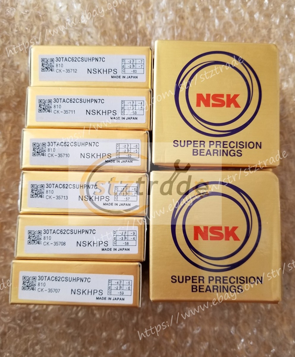NIB NSK Ball Screw Support Bearing 30TAC62CSUHPN7C replace NIB NSK Ball Screw Support Bearing 30TAC62CSUHPN7C replace