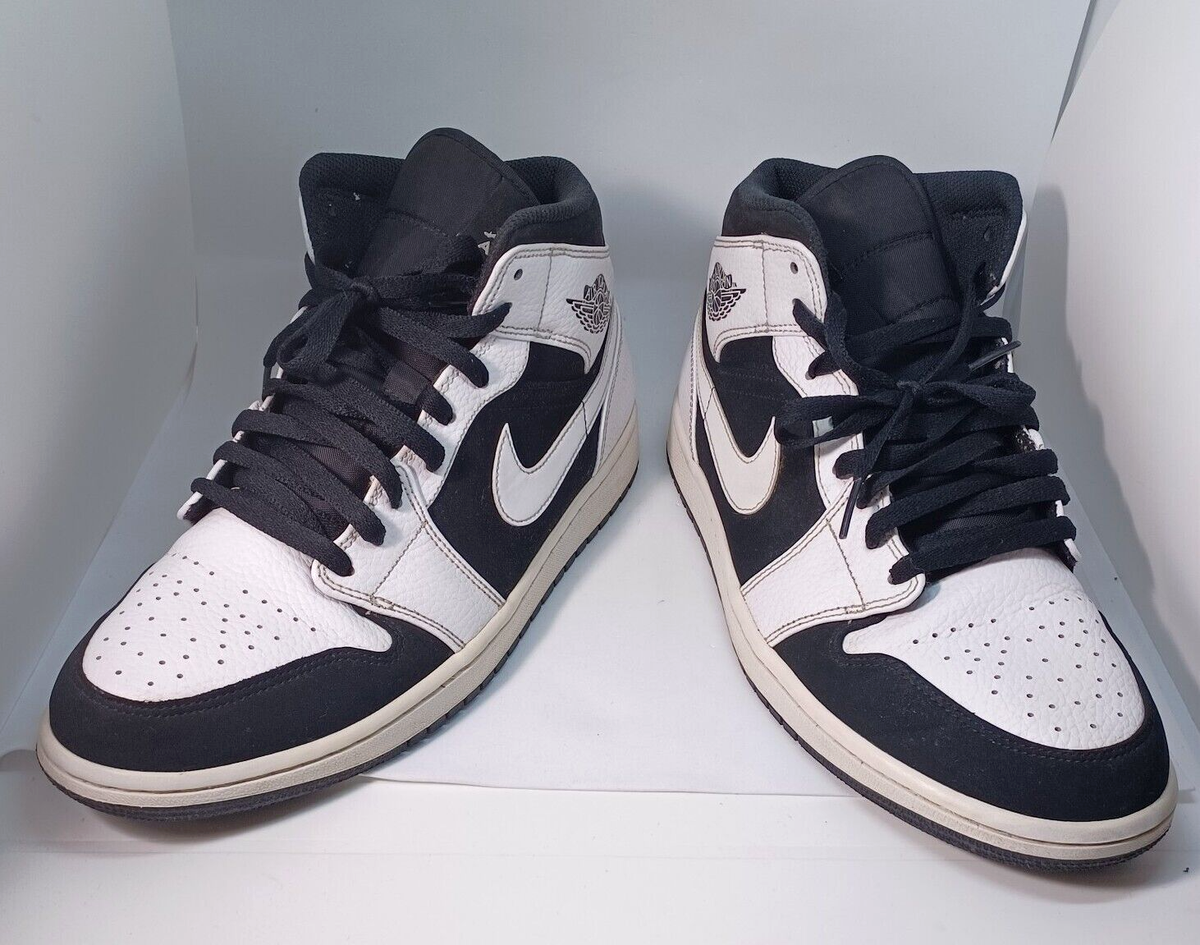 Jordan 1 Retro Mid Tuxedo 2018 Size 10 Shoes / Sneaker 