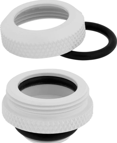 Corsair Hydro X Series XF Hardline 14mm OD Fittings (Four Pack) - White