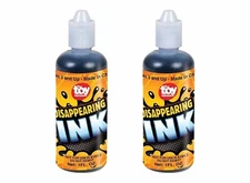 Disappearing Ink 2 One Ounce Bottles Novelty Party Gag Prank Joke Fun