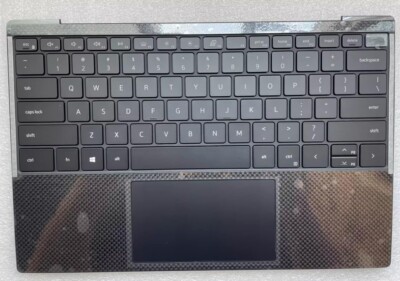 New for XPS 13 9300 9310 Upper Case KB Cover Palmrest 0Y75C4 Y75C4 US Backlight