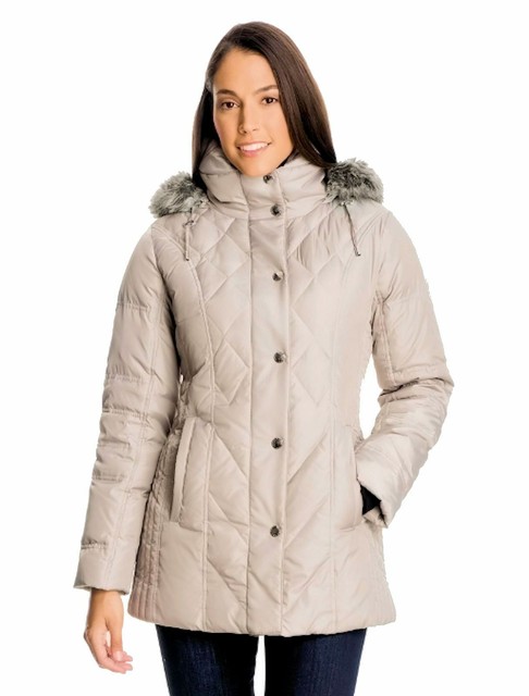 london fog women's coats & jackets with hood