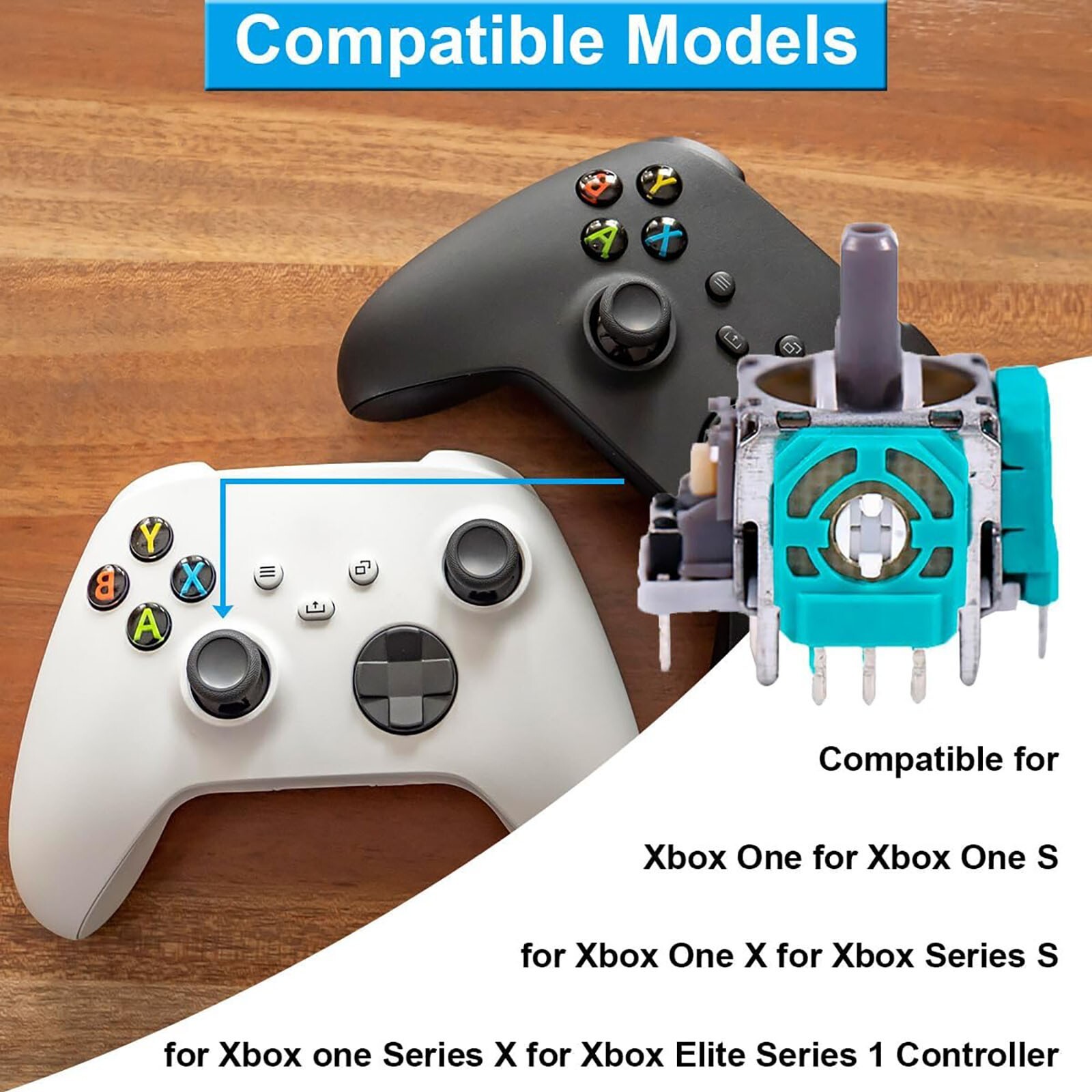 ✅4X ANALOGICO XBOX SERIES S/X, XBOX ONE, ONE S/X MODULO 3D LEVETTA + CACCIAVITI✅ foto 6