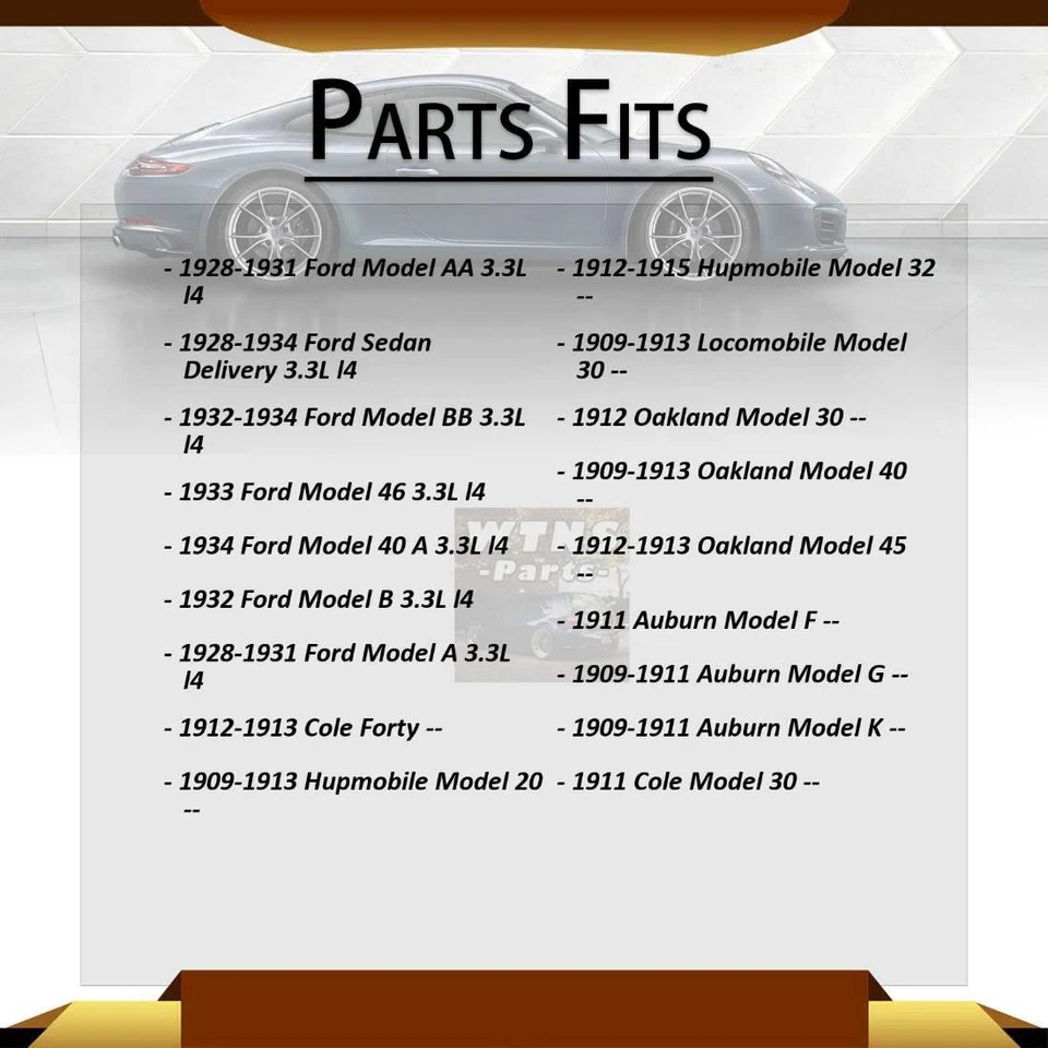 4x Fits 1934~1934 Ford Model 40 A Champion Spark Plugs Spark Plugs - Image 2 of 4