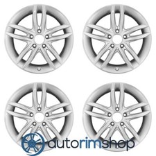 Mercedes C250 C300 C350 2012-2015 17 Oem Staggered Wheels Rims Set Silver