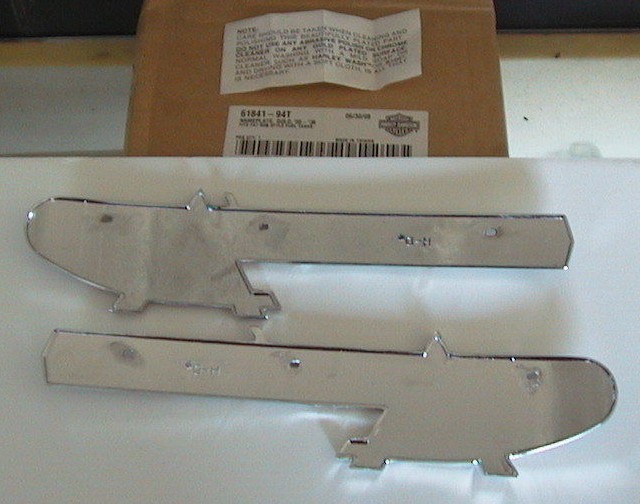 55-56 * Panhead Style Harley Davidson GAS TANK EMBLEMS w