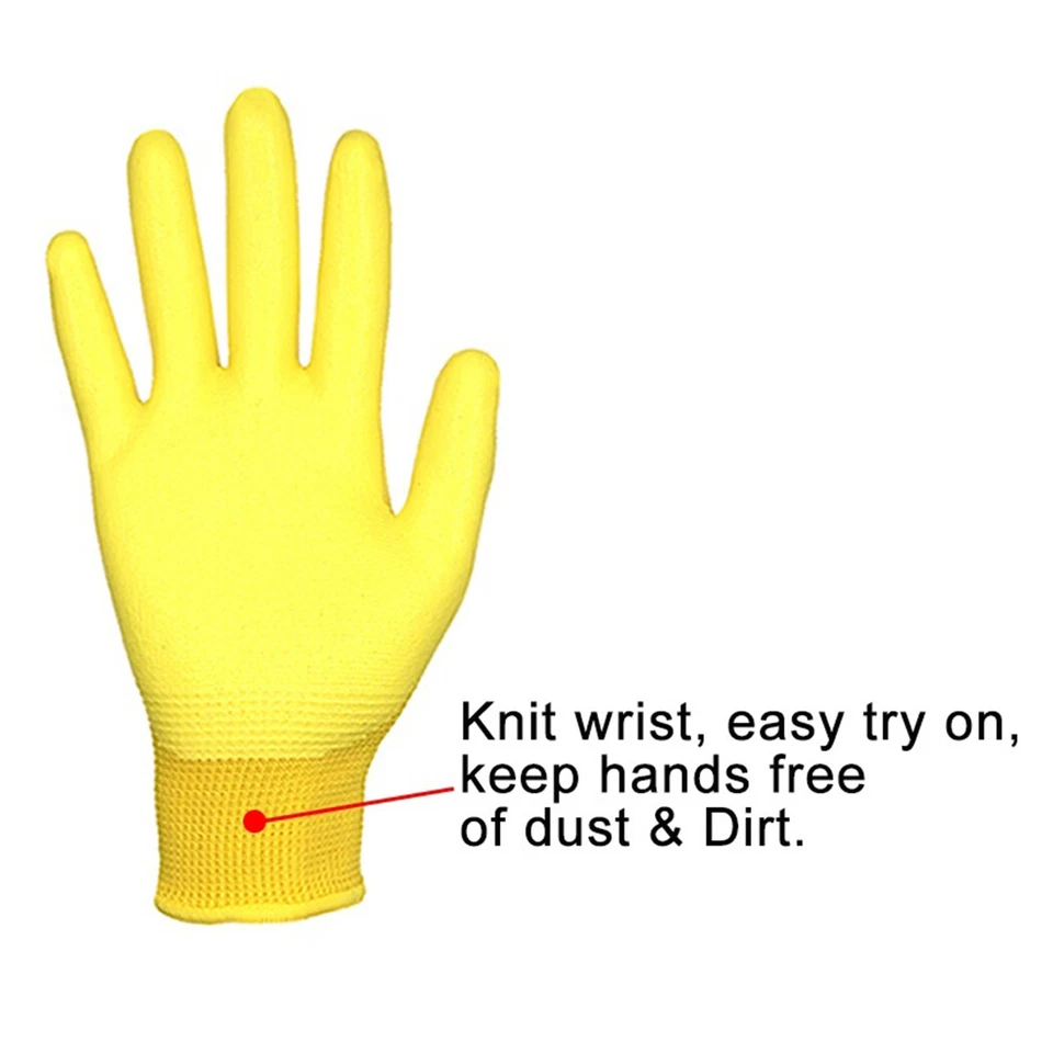 HANDLANDY 3 Pairs Age 2-13 Kids Gardening Gloves Nitrile Coated Outdoor Gloves - Image 4 of 4