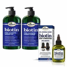 Difeel Biotin 3-PC Cleanse and Treat Hair Growth Set