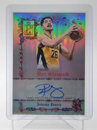BEN SHEPPARD 2025-26 TOPPS SIGNATURE CLASS MANUSCRIPTS AUTO REFRACTOR  Q6031