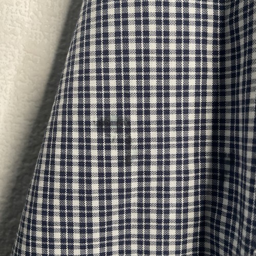 Camicia uomo John Varvatos slim fit blu a quadri con bottoni manica lunga taglia 15,5R - Foto 5 di 11