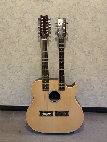 Double Neck Acoustic Guitar 6 Strings 12 No.MG983 | eBay