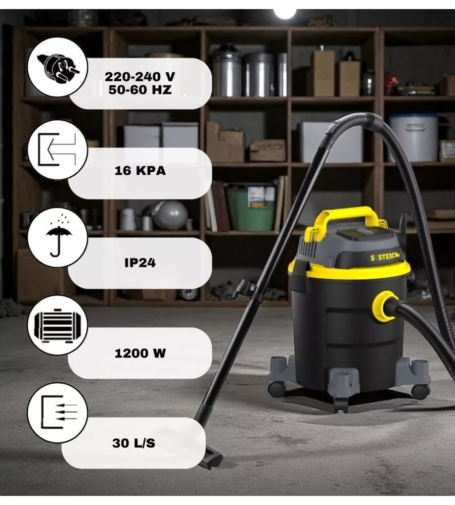 liquido radiatore giallo e giallo Einhell TC-VC 3055 S Aspiratore solidi e liquidi 950 W main image 0