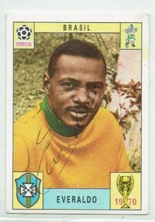 EVERALDO signed Mexico 70 Panini World Cup 1970 unused Sticker BRAZIL †1974