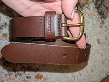 Carhartt Brown Men's Work Belt Brass Buckle Adjustable; classic; size M