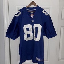 Vintage Authentic Jermey Shockey New York Giants NFL Reebok Jersey Size 52 Sewn