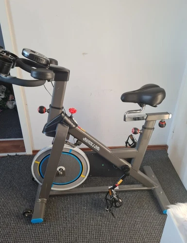 HIROLLOP Heimtrainers Fahrrad, Indoor Fitnessbike Mit APP Herzfrequenzmonitor & - Bild 1 von 2