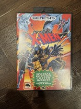 Sega X-Men Genesis 1993 Complete in Box Cart, Manual, Box NO POSTER