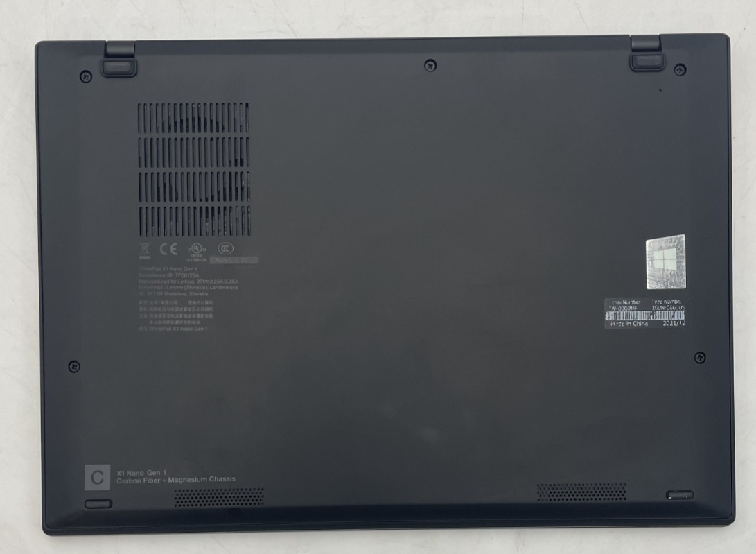 Lenovo Thinkpad x1 Nano Gen 1 i7-1160G7 @1.2GHz | Iris Xe | 512GB Lenovo Thinkpad x1 Nano Gen 1 i7-1160G7 @1.2GHz | Iris Xe | 512GB