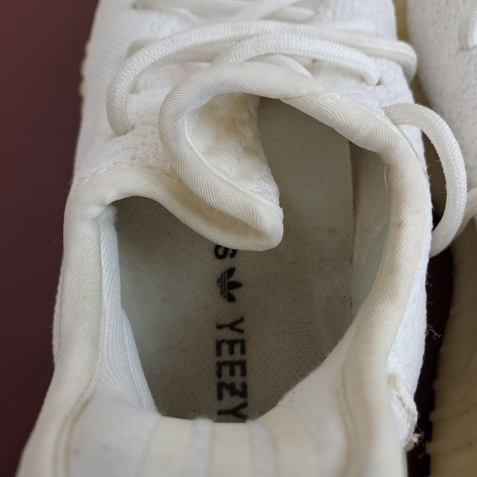 Adidas Yeezy Boost 350 V2 Running Shoes Mens Size 6.5 White Trainers Sneakers thumbnail 11