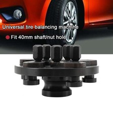 Universal Wheel Balancer Adapter Plate Tire Spin Fixture 40mm Shaft Diameter New