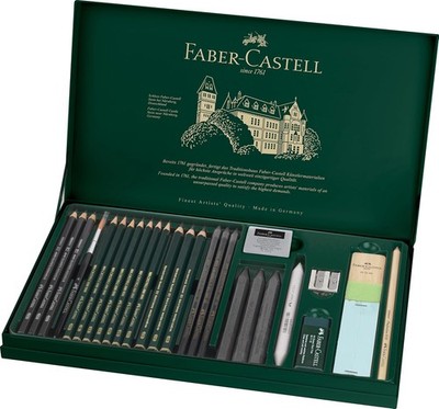 Faber-Castell - Pitt Graphite Zeichenset 26-teilig im Kartonetui |
