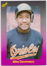 1989 Classic #181 Mike Devereaux Baltimore Orioles
