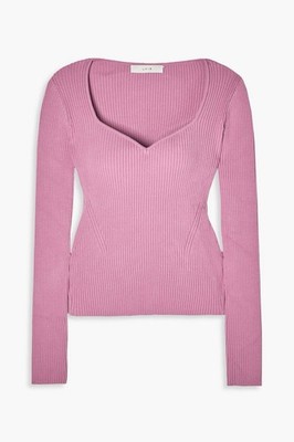 LVIR WOMEN S SWEETHEART NECKLINE KNITTED TOP IN SIZE SMALL