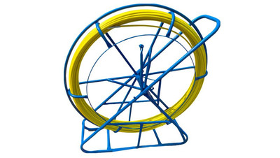FRP-Fiberglas-Fernbedienung zum Ziehen von Kabeln Ø8mm, 75m ohne Q-LANTEC-Rä