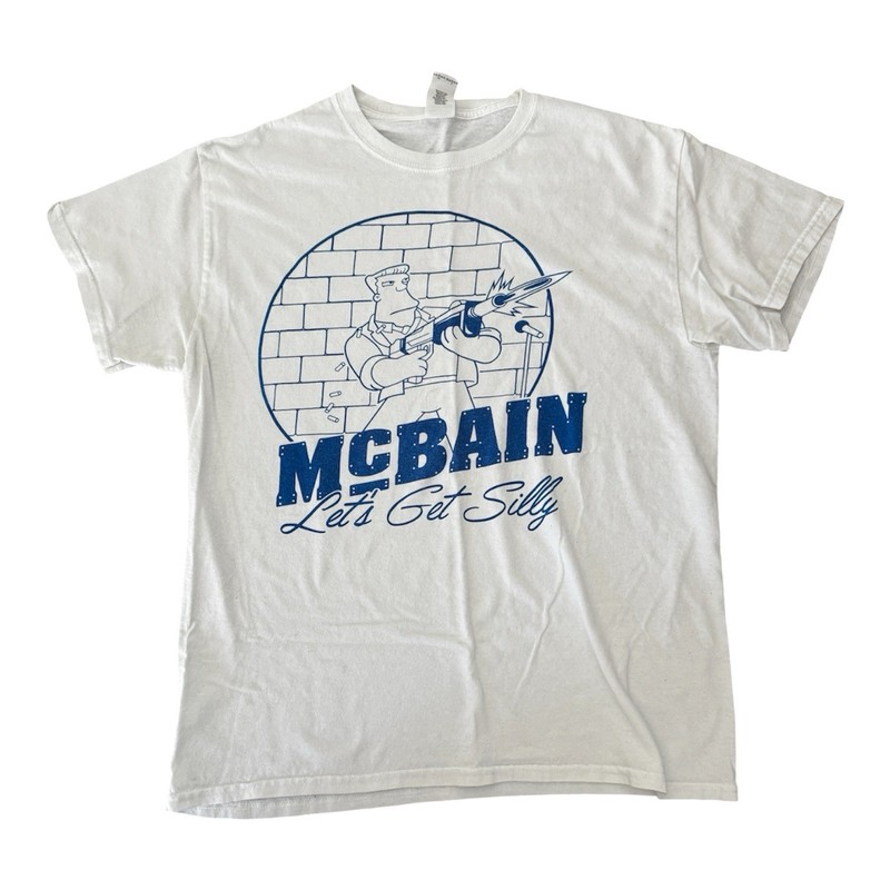 The Simpsons McBain Let’s Get Silly Shirt Medium Homer Bart