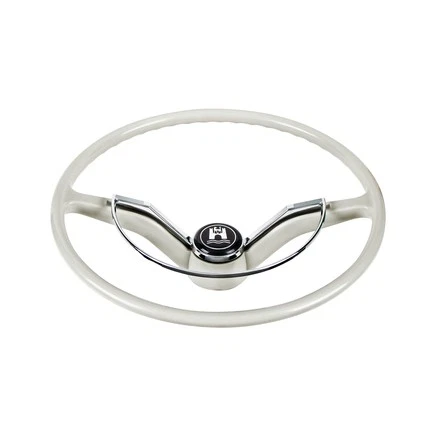 Volante United Pacific 110717 15,75" diámetro rueda, gris, 2 radios Foto 3 de 4