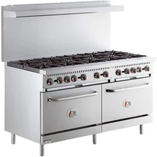 Liquid Propane 10 Burner 60" Range with 2 Standard Ovens - 360,000 BTU
