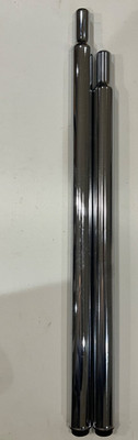 Brompton Sattelstütze - Silber, Standardlänge