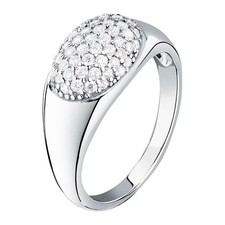 Anello donna ragazza gioielli Morellato linea Pave argento 925 % zirconi mis.14