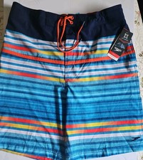NWT SPEEDO Active Flex E-Board 21" UV 50 Board Shorts Swim Trunks Sz Large