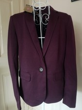 Joules Mollie Fitted Blazer.  Size 10.  Dark Plum.  Brand New With Packaging/Tag